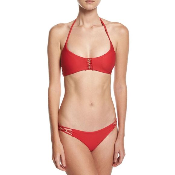 New. PilyQ Rouge Braided Zen Bikini set. Regularly $149 - Picture 3 of 9